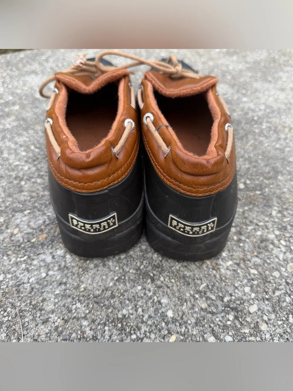 Sperry Top-Sider Duckling Dark Brown STS94051 Waterproof Low Top Duck Boots